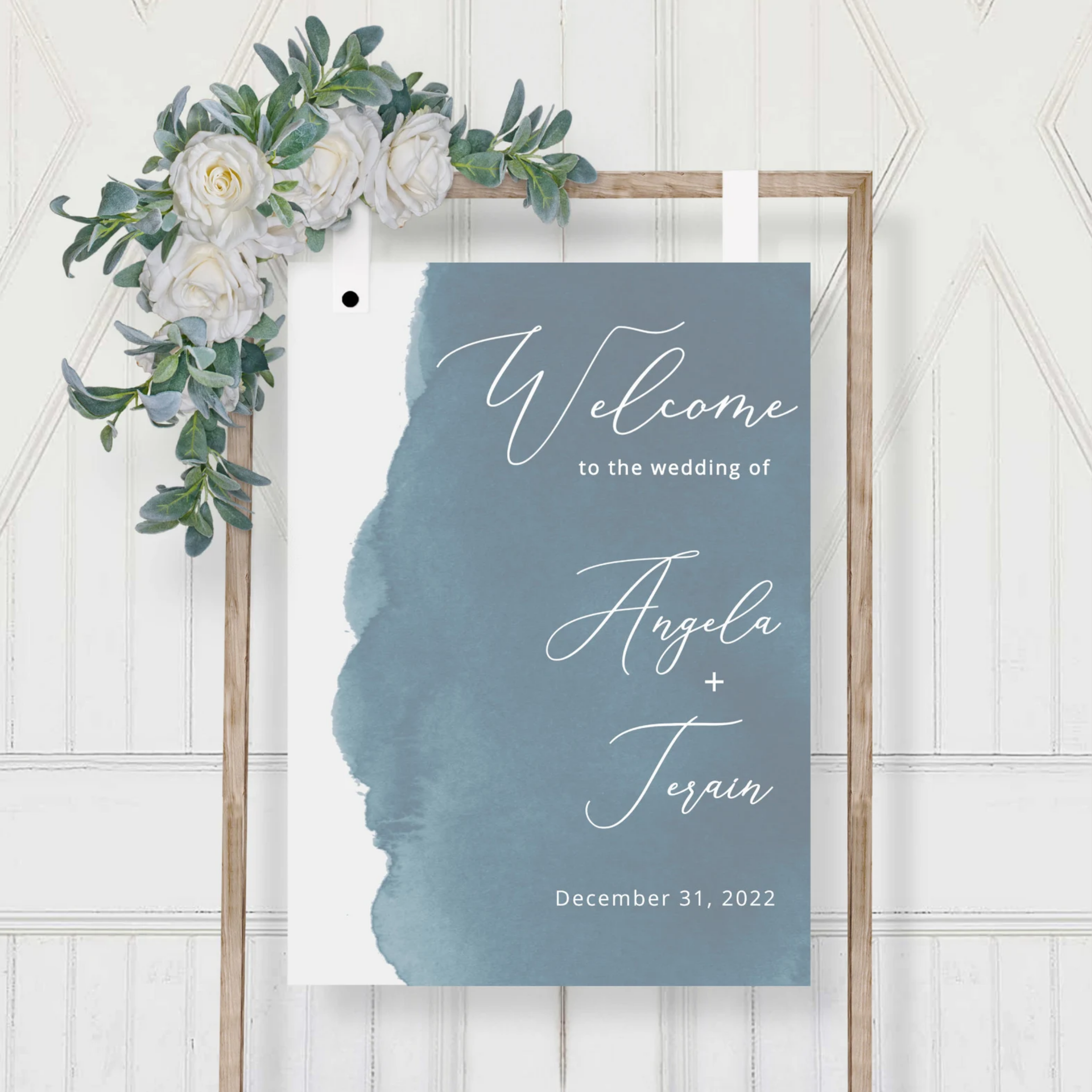 Watercolor Welcome by Etsy