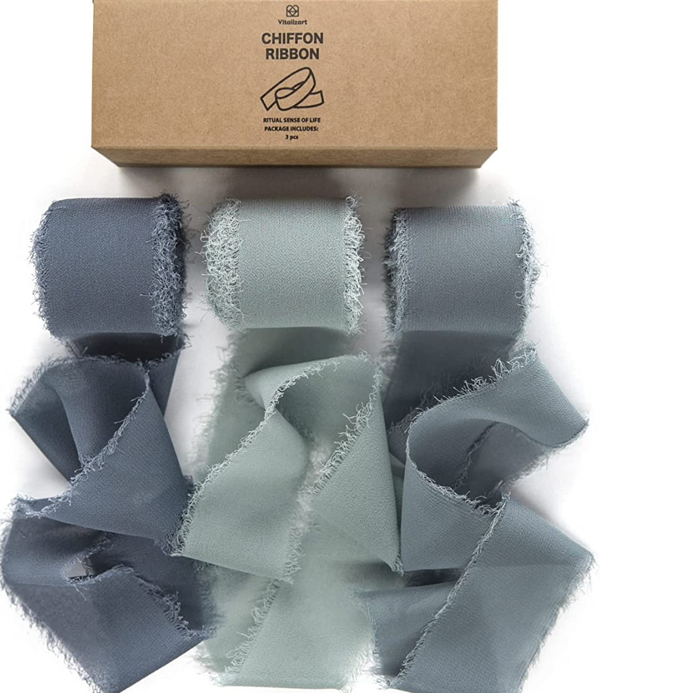 Dusty Blue Ribbon by Amazon