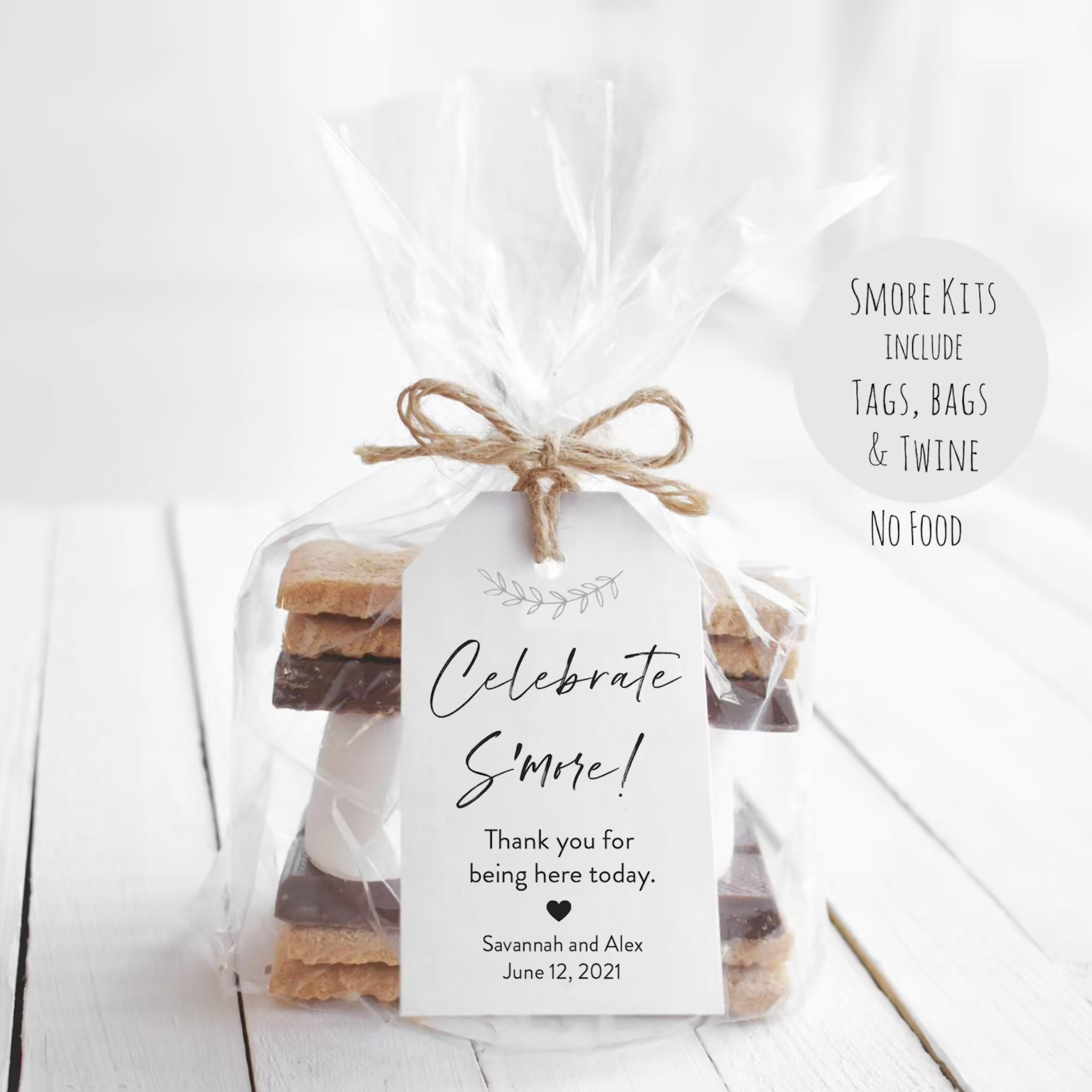 Smores Kit Favor by Etsy