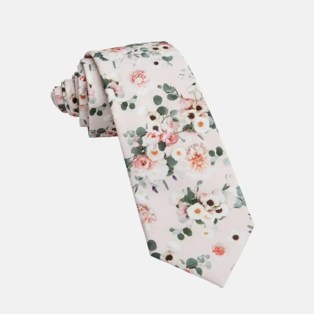 Floral Tie By SuitShop