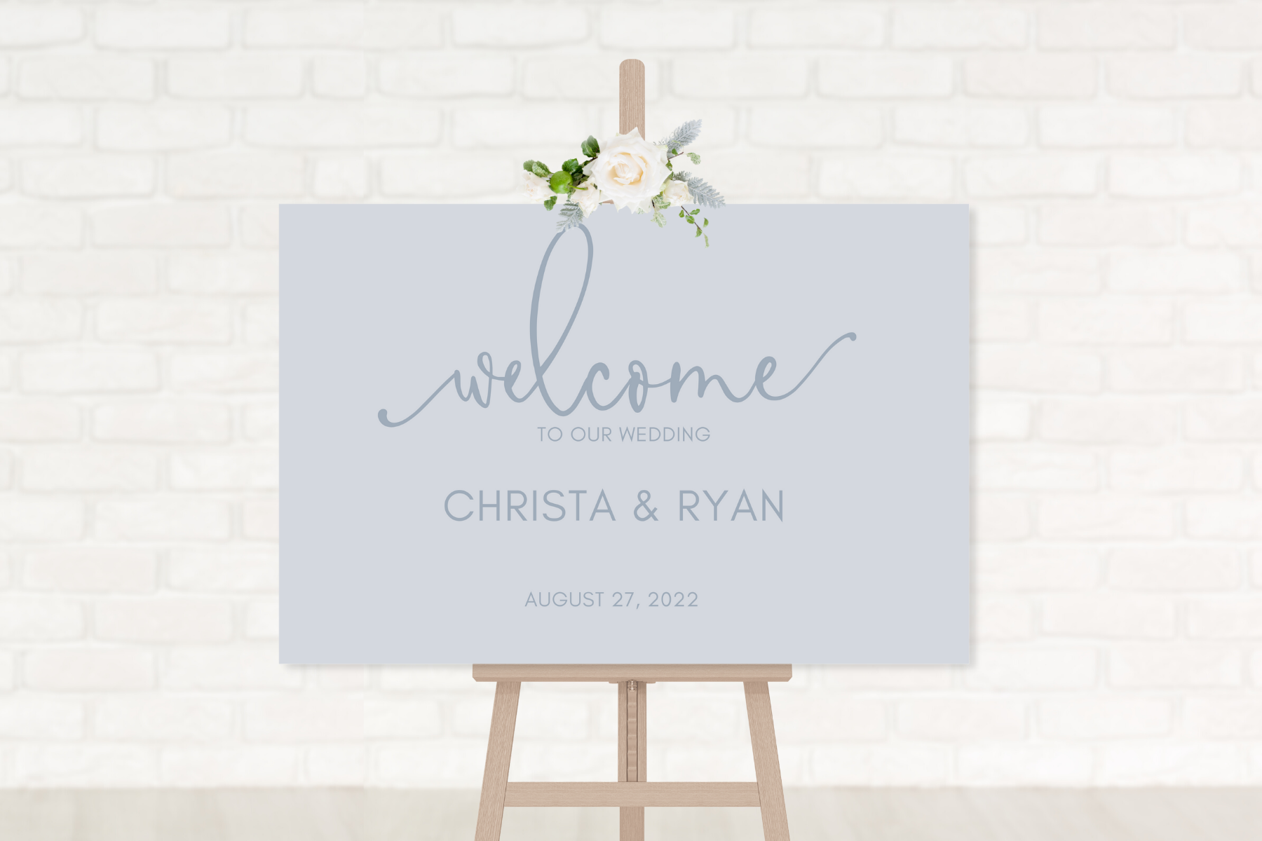 Simple Personalized Welcome Sign