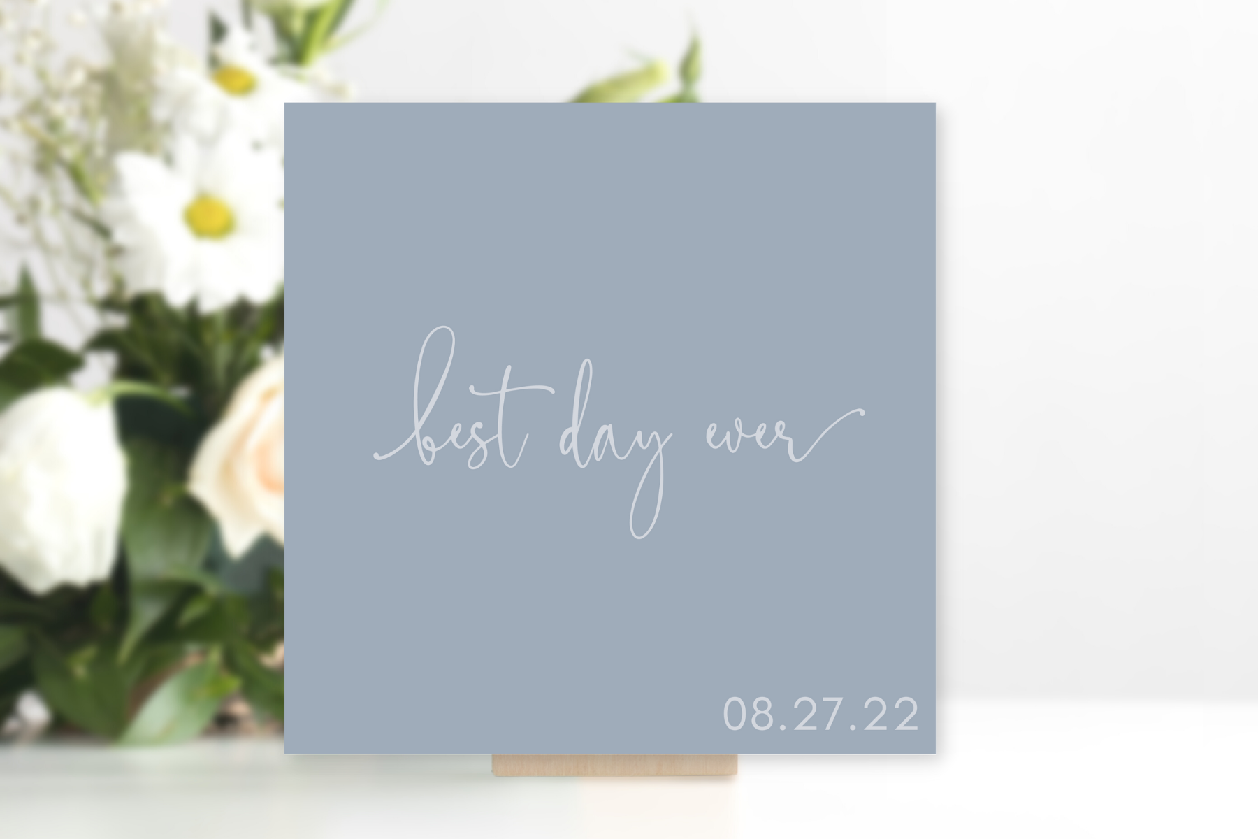 Simple Best Day Ever Décor Sign