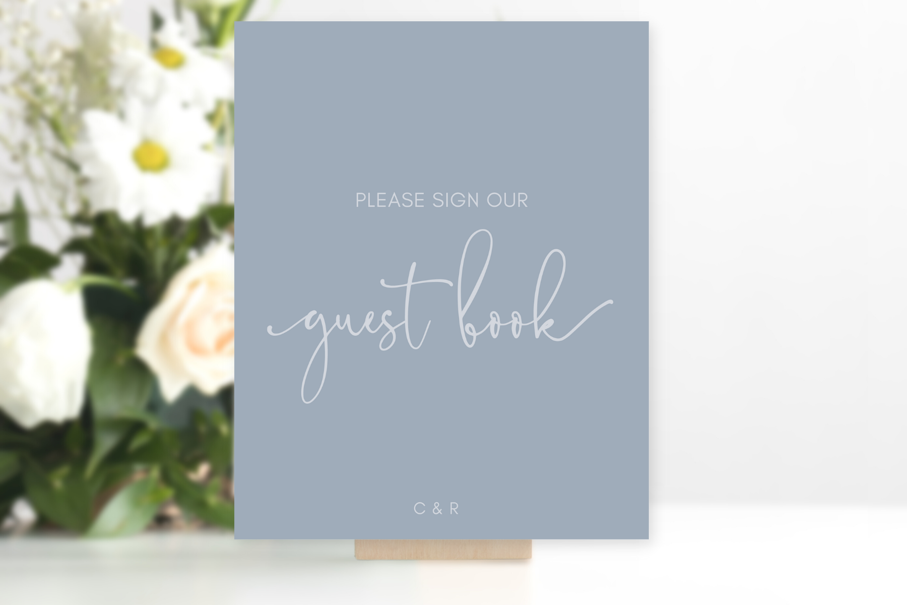 Simple Personalized Guest Book Sign