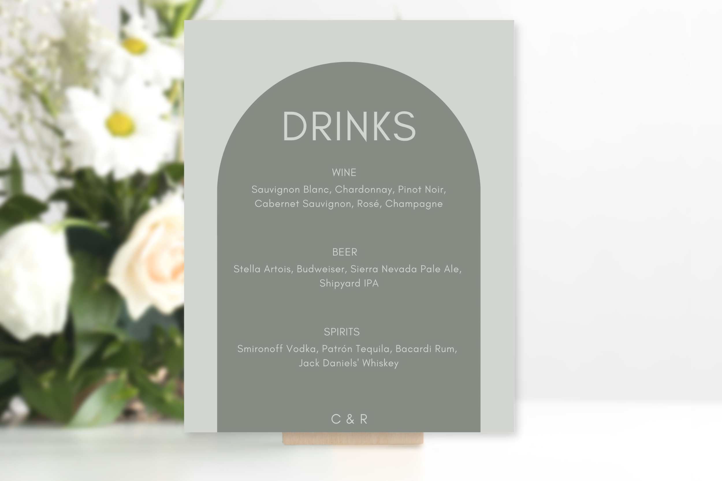 Simple Wedding Sign Mockup - Flowers - Guest Book (2).png