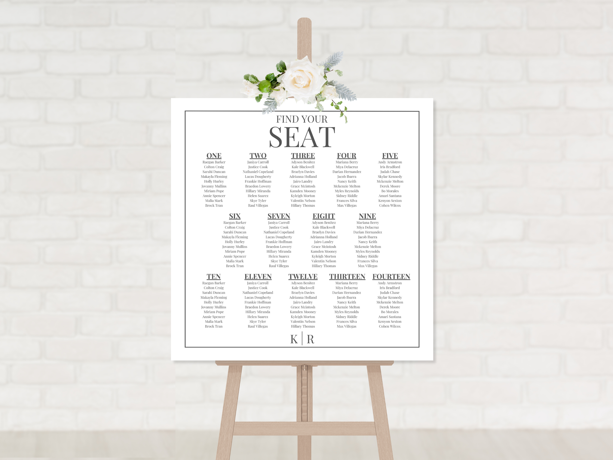 Pick A Seat wedding Sign Free Printable