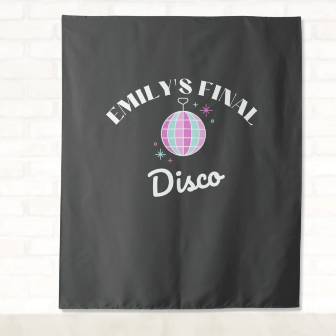 Custom Final Disco Backdrop (Also in White!)