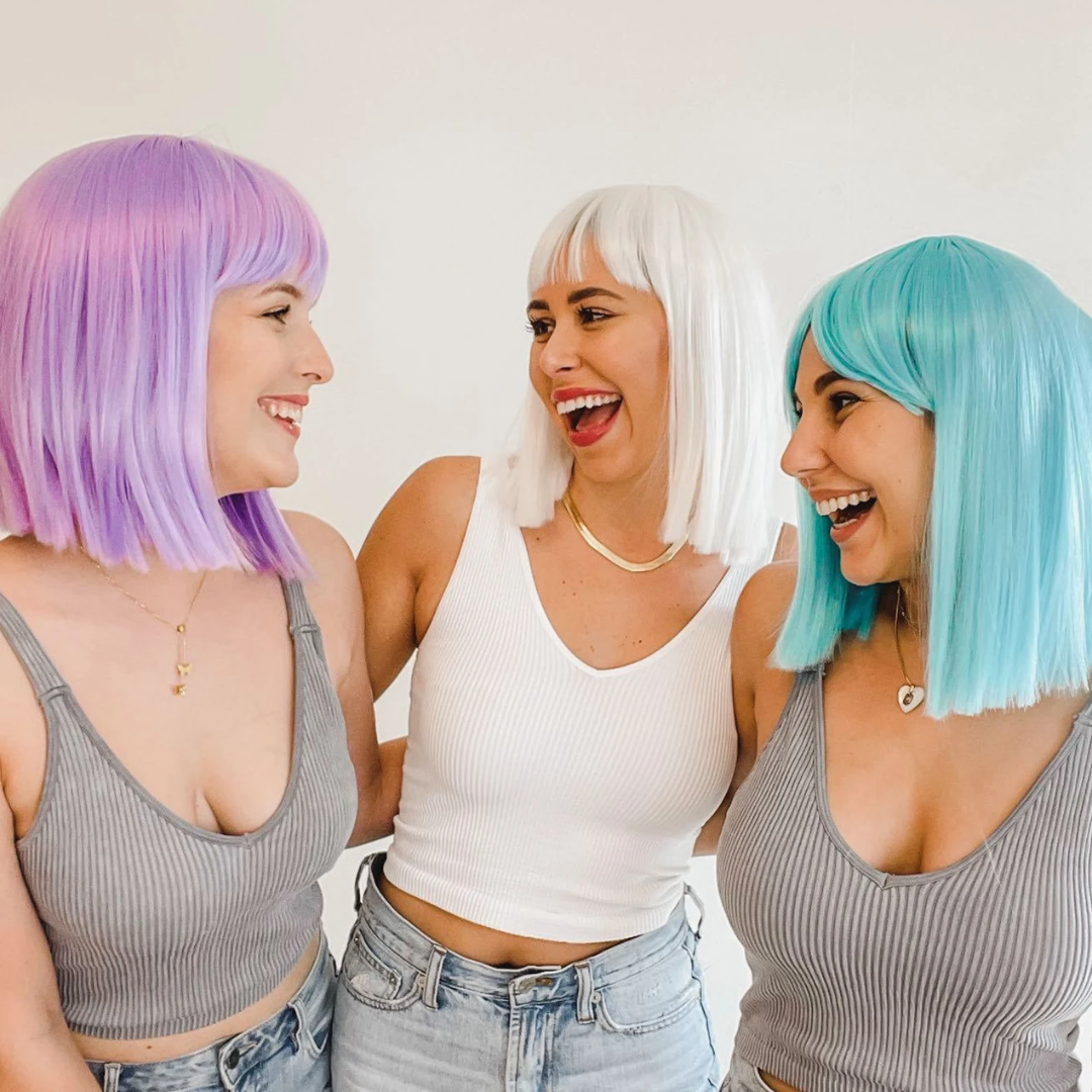 Multi-Color Bachelorette Party Wigs