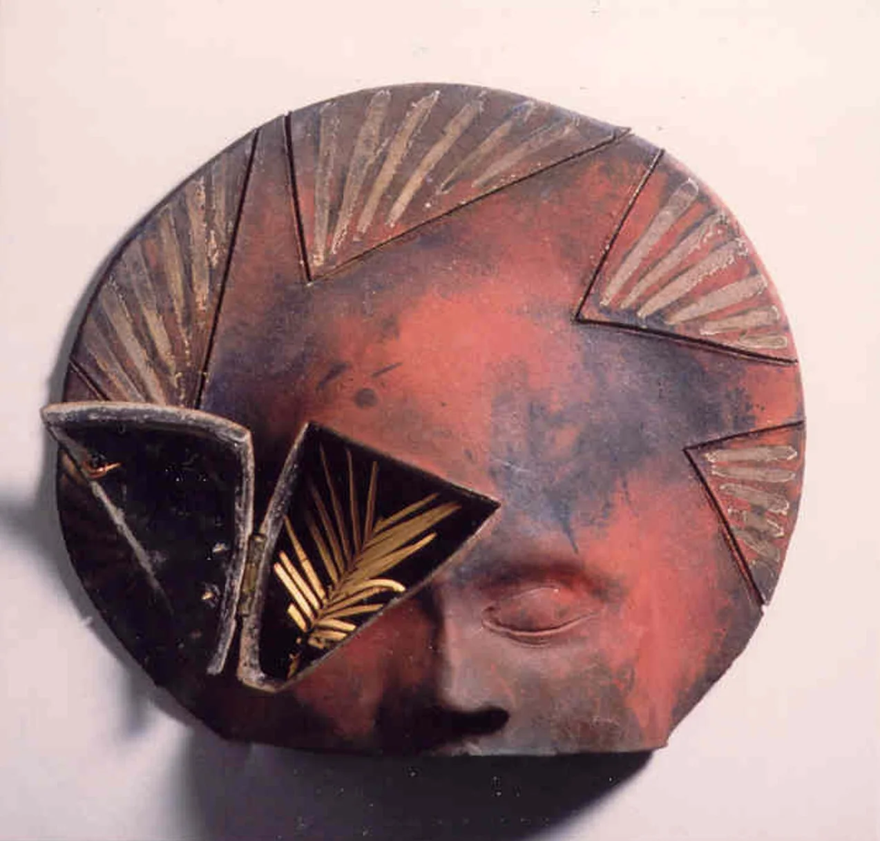 Sago (open), raku fired stoneware, 12"x13"x4.5"&nbsp;&nbsp;