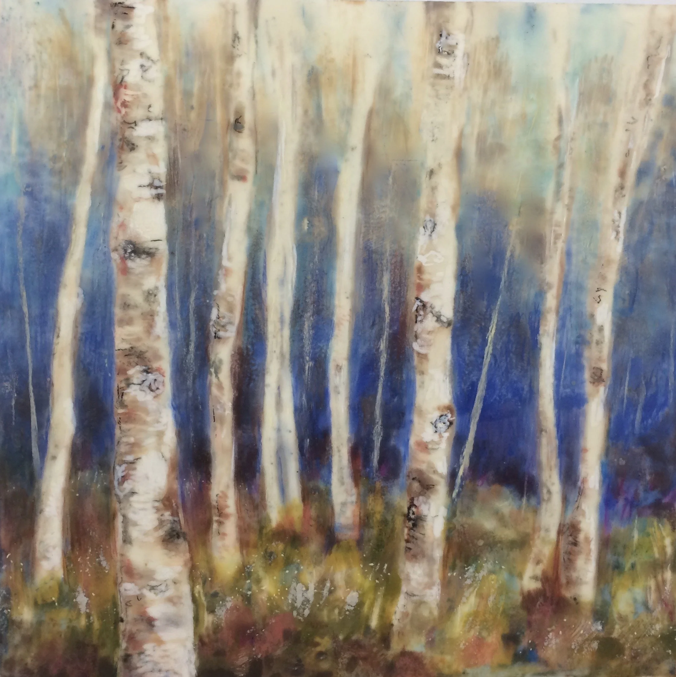 Blue Birches