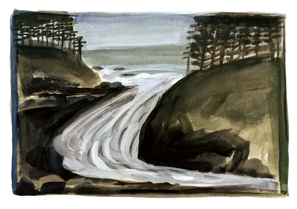 Stream to the Pacific