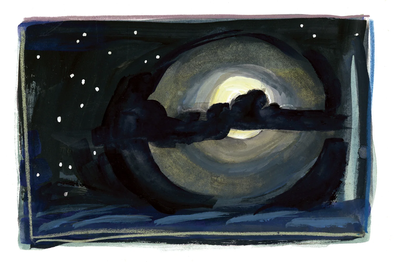 Clouded Moon