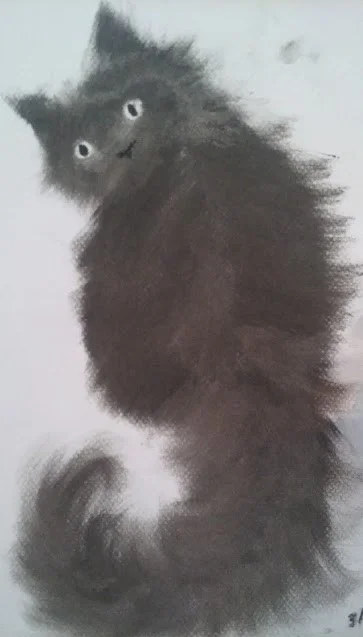  Dorian   Charcoal  9”x12” 