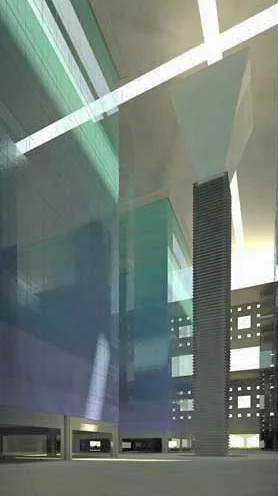 Office Complex, Riyadh KSA interior gallery & open water cooling tower