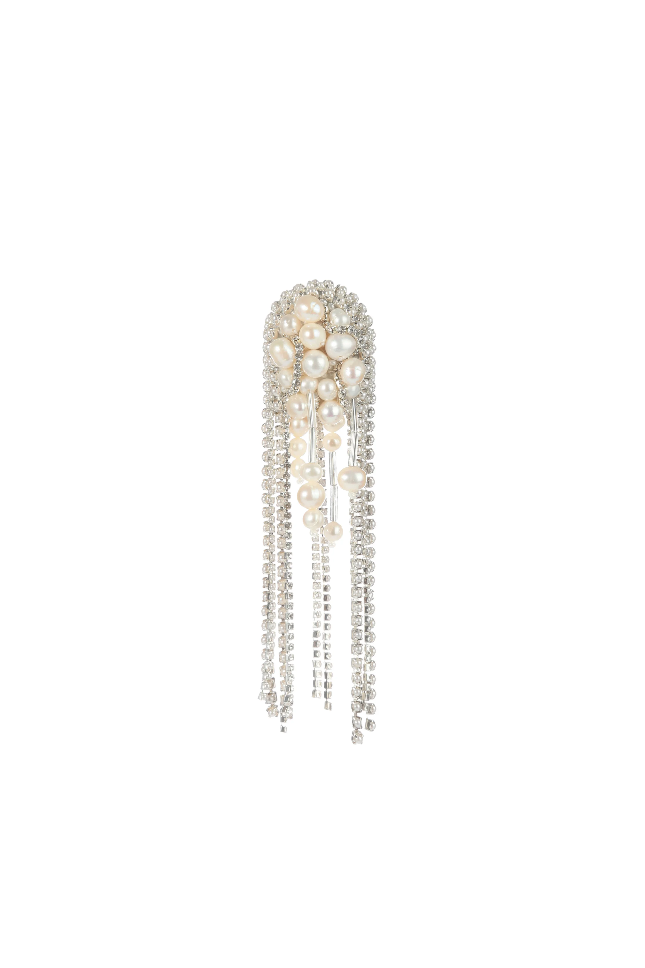 Oversized Ivory Pearl Mono Earring Lada Legina Jewelry