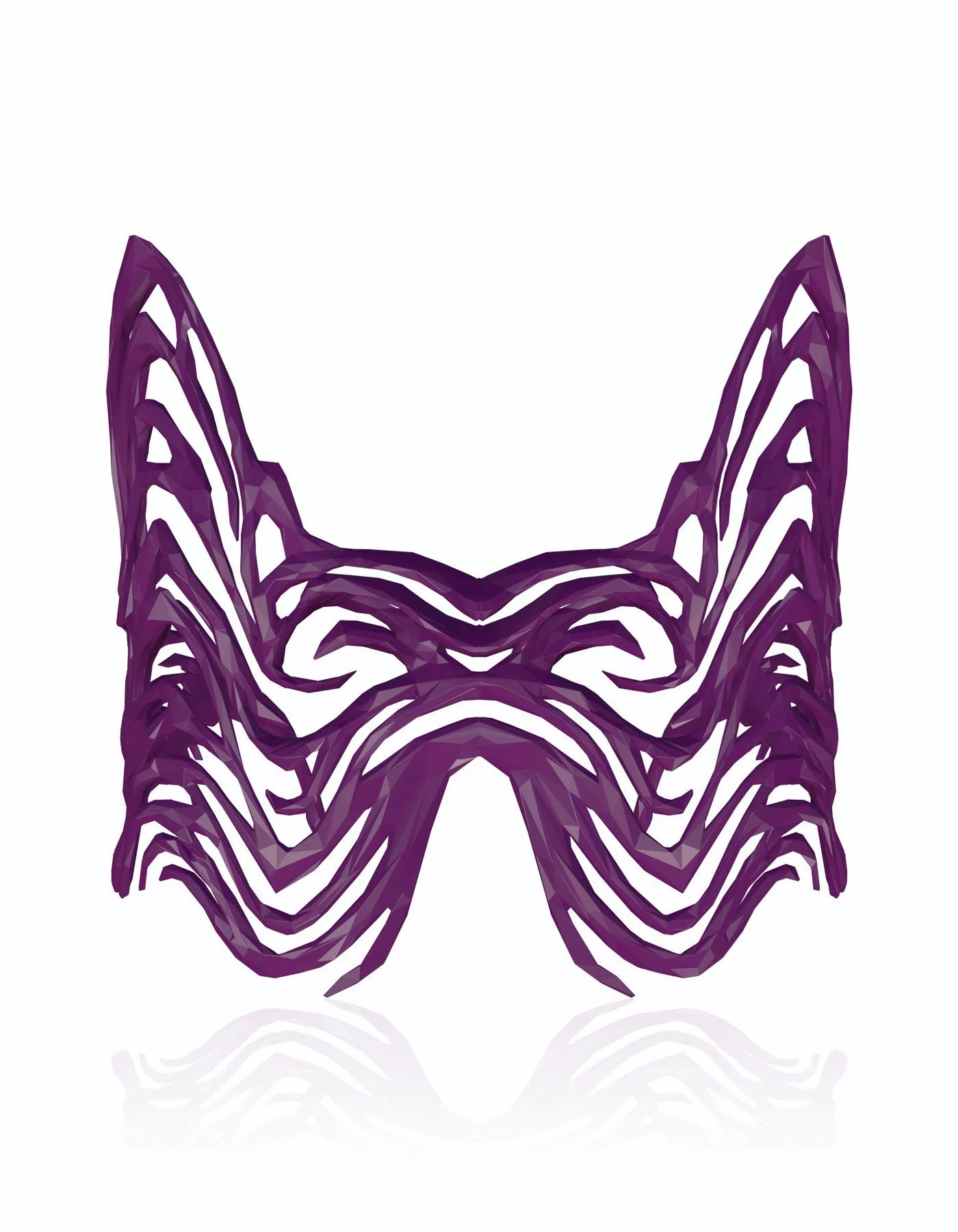 3D PRINTED VOLPECULA ULTRAGLASSES (black, purple)