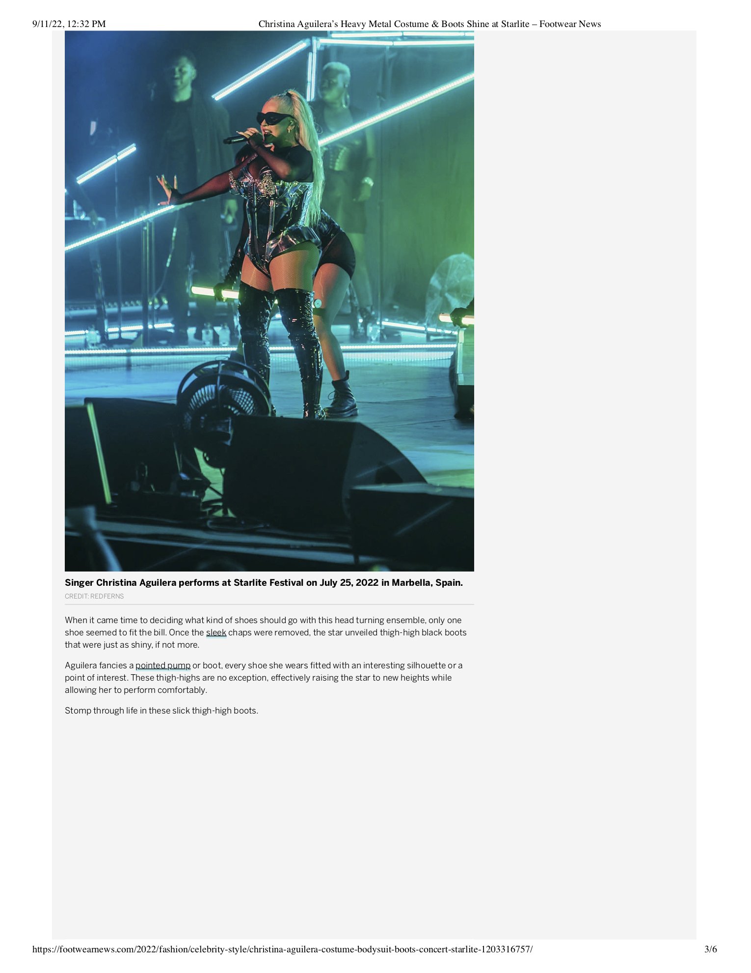 Christina Aguilera’s 3D Printed Glasses...oots Shine at Starlite – Footwear News.jpg