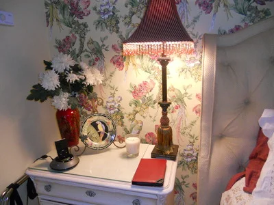Photo: my beautiful bedroom at the Stritmatter's casita.