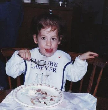 Photo: Cristina many years ago.