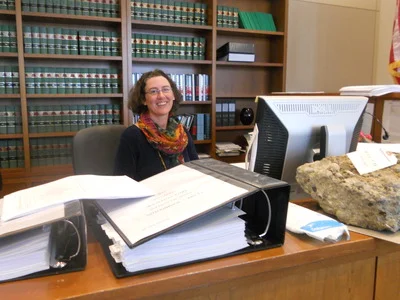 Dave the Bailiff and Julie the Clerk