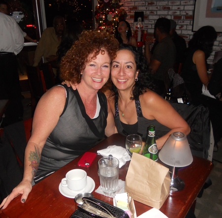 Photo: Liz, Karen and Boom Boom (in the brown t-shirt behind us)