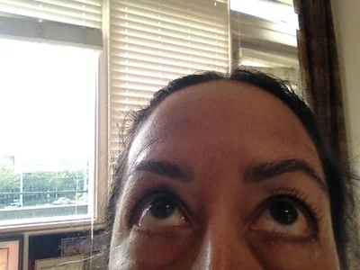 Photo: Reason why unable to discreetly roll eyeballs.