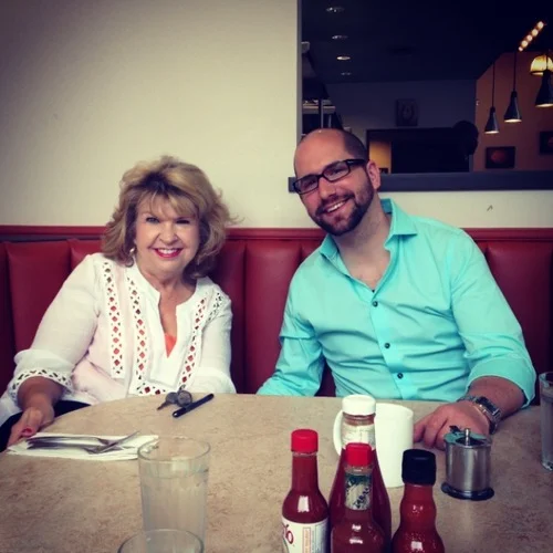 Photo: Anne and John at The Lucky Diner in Belltown where we have our morning staff meetings to discuss things like MSJs.