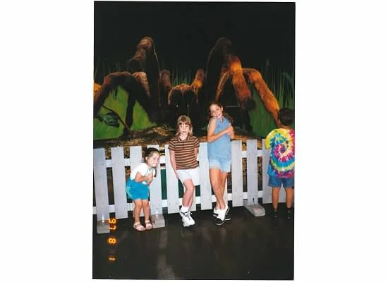 Photo: The girls feeling threatened...or not