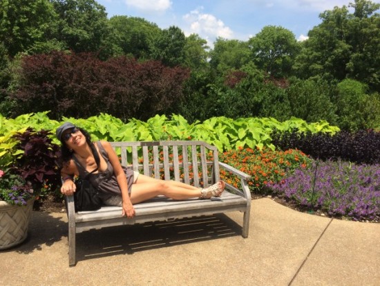 Photo: by Noelle Greig of me looking not particularly lawyer-like at Cheekwood Botanical Garden, Nashville TN