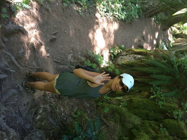 hoto: Taken by Cristina Greig on our way back down the Falls River hiking trail in Skamania, WA.
