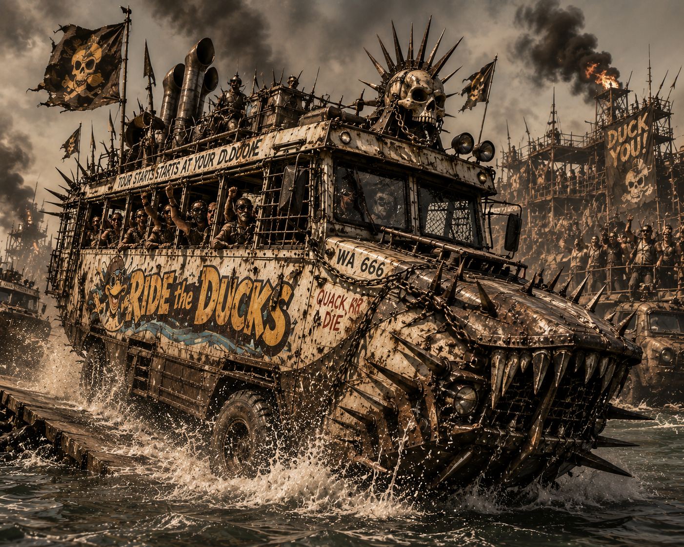Why cities should outlaw ancient mad max duck vehicles