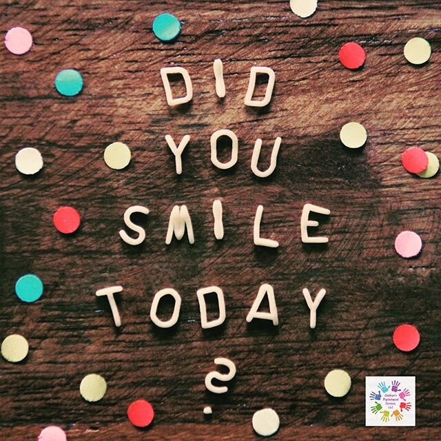 Happy Friday from Children&rsquo;s Psychological Services!  In these stressful time, let&rsquo;s make sure we are pausing to think about something positive and smile. Your body immediately releases endorphins when you smile, helping you to feel bette