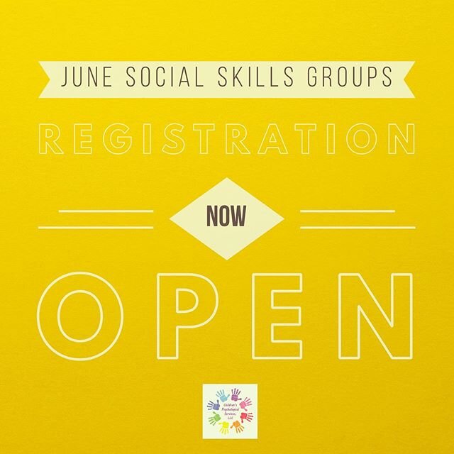 This summer Children&rsquo;s Psychological Services, LLC is offering social skills groups for two different age ranges: 5-7 year olds and 8-11 year olds. These groups will help children develop strategies for appropriate communication and peer relati