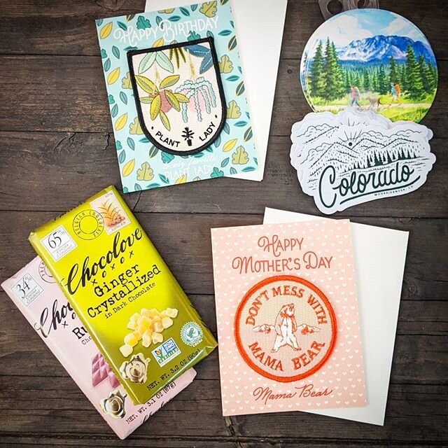 Happy Mother's Day!

Curbside pickup available Noon - 3 pm. 
Message us on Instagram or Facebook for pictures of gift ideas. Call in a phone order and we can ship or run it down to the street for you. 
________________________________________________