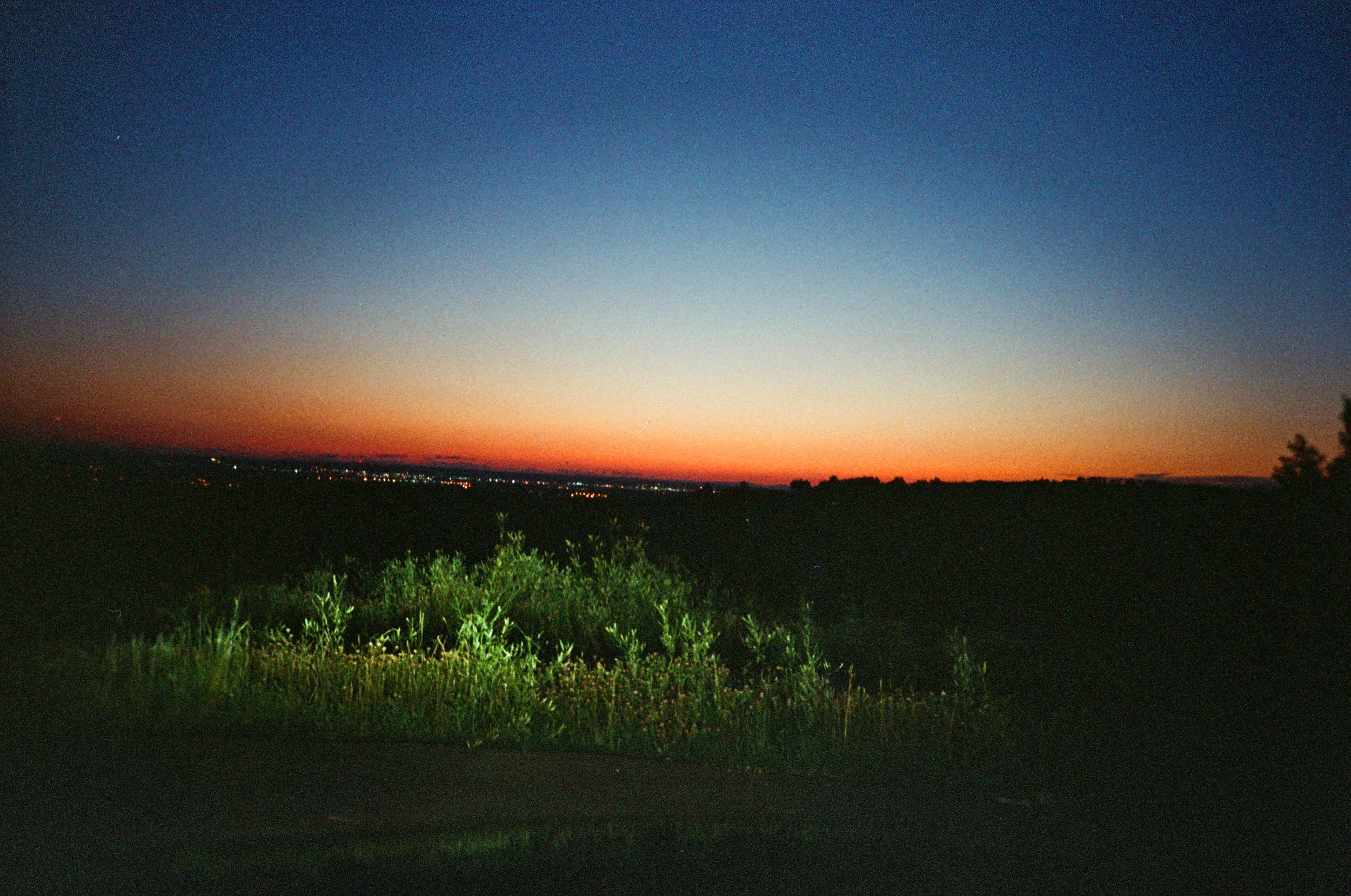 Sunset on the ridge, 35mm Lomo LC-A