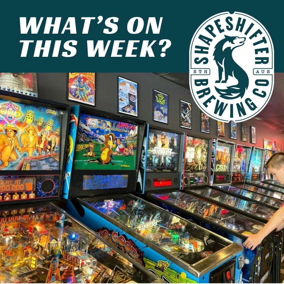 𝚆𝙷𝙰𝚃'𝚂 𝙾𝙽 𝚃𝙷𝙸𝚂 𝚆𝙴𝙴𝙺⁠
⁠
Our pinball comp continues this weekend! Come and set the high score on any of our four machines and win yourself a 4 pack of Party Shirt! Who's the best in the west?⁠
⁠
𝚃𝙷𝚄𝚁𝚂𝙳𝙰𝚈 (𝟷𝟸-𝟷𝟶𝚙𝚖)⁠
- Open f