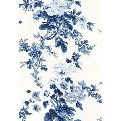 This classic Rose and Hollyhock paper will be installed in the mud room with blue trim.  Can’t wait!