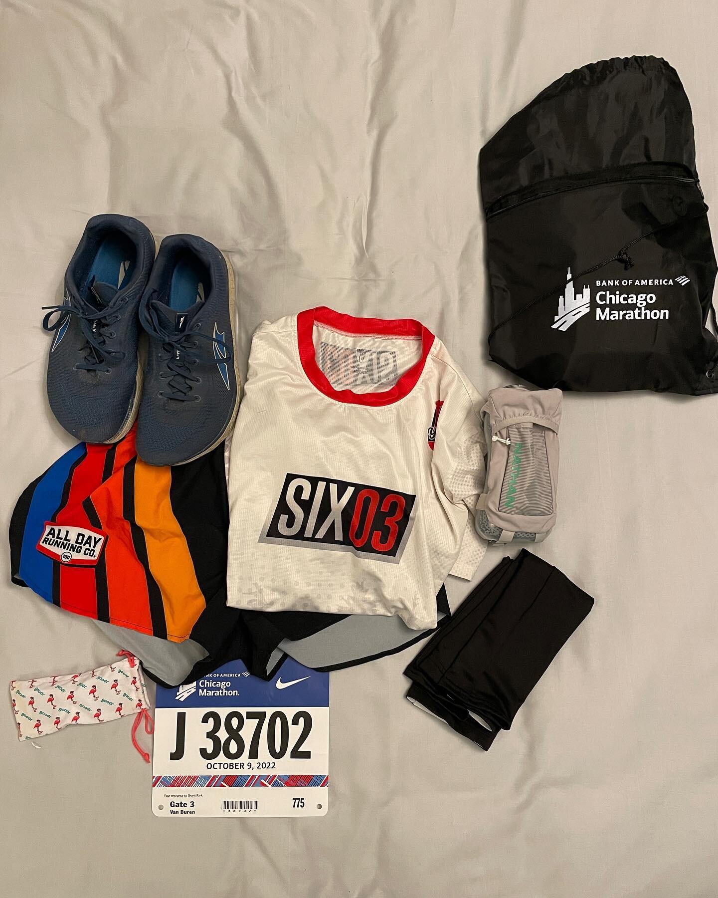 Ready to take on the Chicago marathon tomorrow morning. Undertrained, over fed, wildly optimistic, and ready to have an amazing day! 
🏃🏼
Check out the Chicago marathon website https://www.chicagomarathon.com
To track me (bib 39702). I couldn&rsquo;