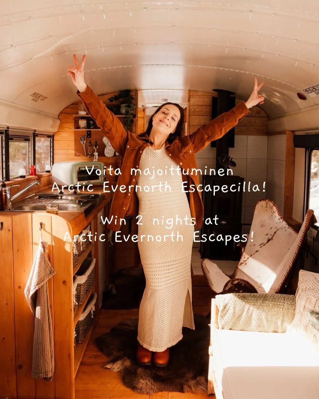 Voita kaksi y&ouml;t&auml; tunnelmallisessa majoituksessa Lapissa! Suomenkieliset ohjeet alla. ✨ Win two nights in a cozy accommodation on the Lapland lakeside! Instructions in English in the comments. Mainos / Ad @arcticevernorth 

Kaunis Arctic Lak