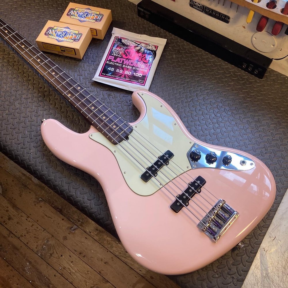 Fender Jazz Bass Shell Pink Fsr Stairway To Kevin