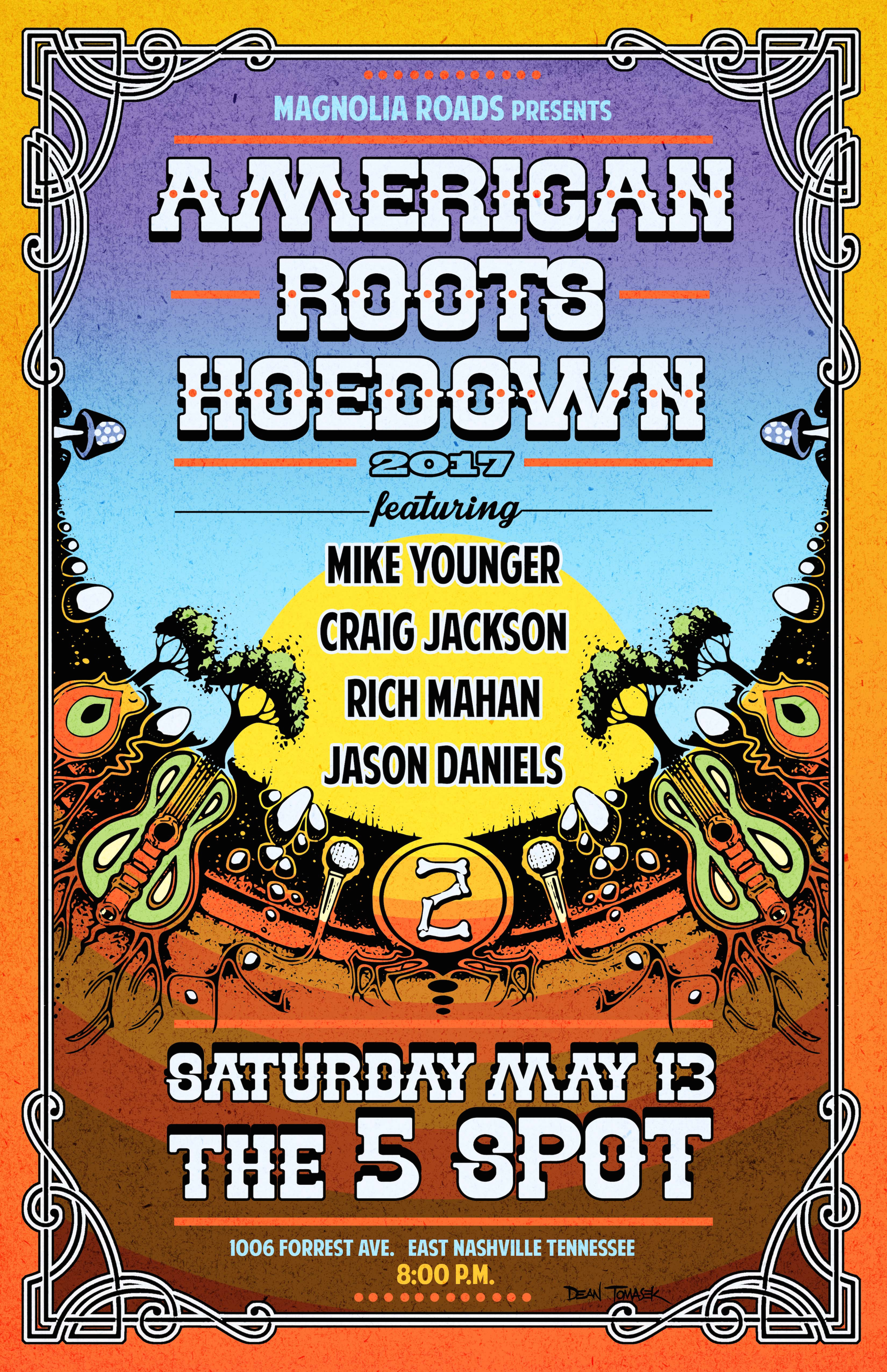 American Roots Hoedown 2017 5 spot Nashville poster .png