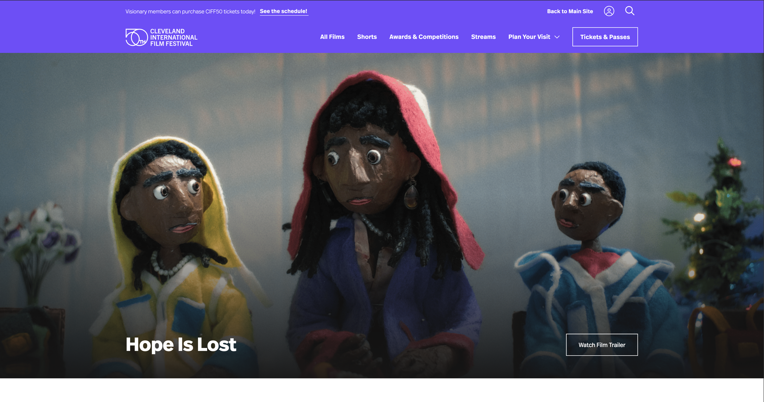 Hope is Lost is crossing the Atlantic — US Premiere at the 50th Cleveland International Film Festival