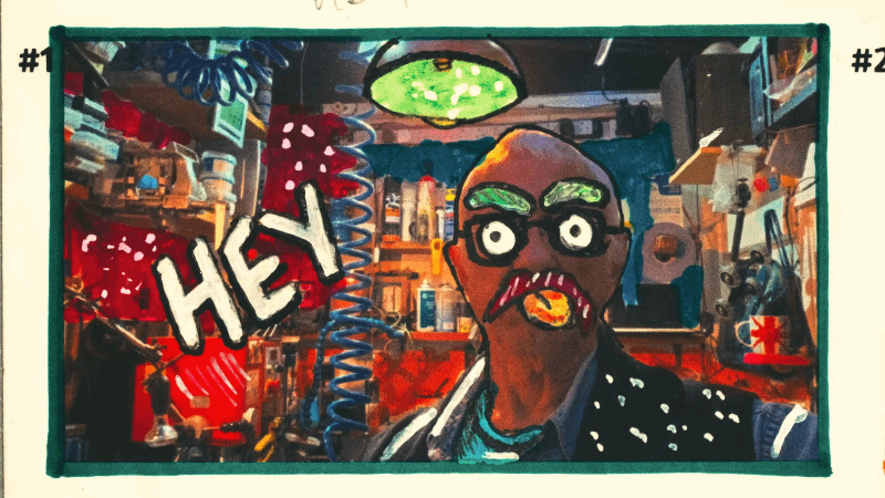 'Always be yourself' | Mixed media animation by Eno Enefiok
