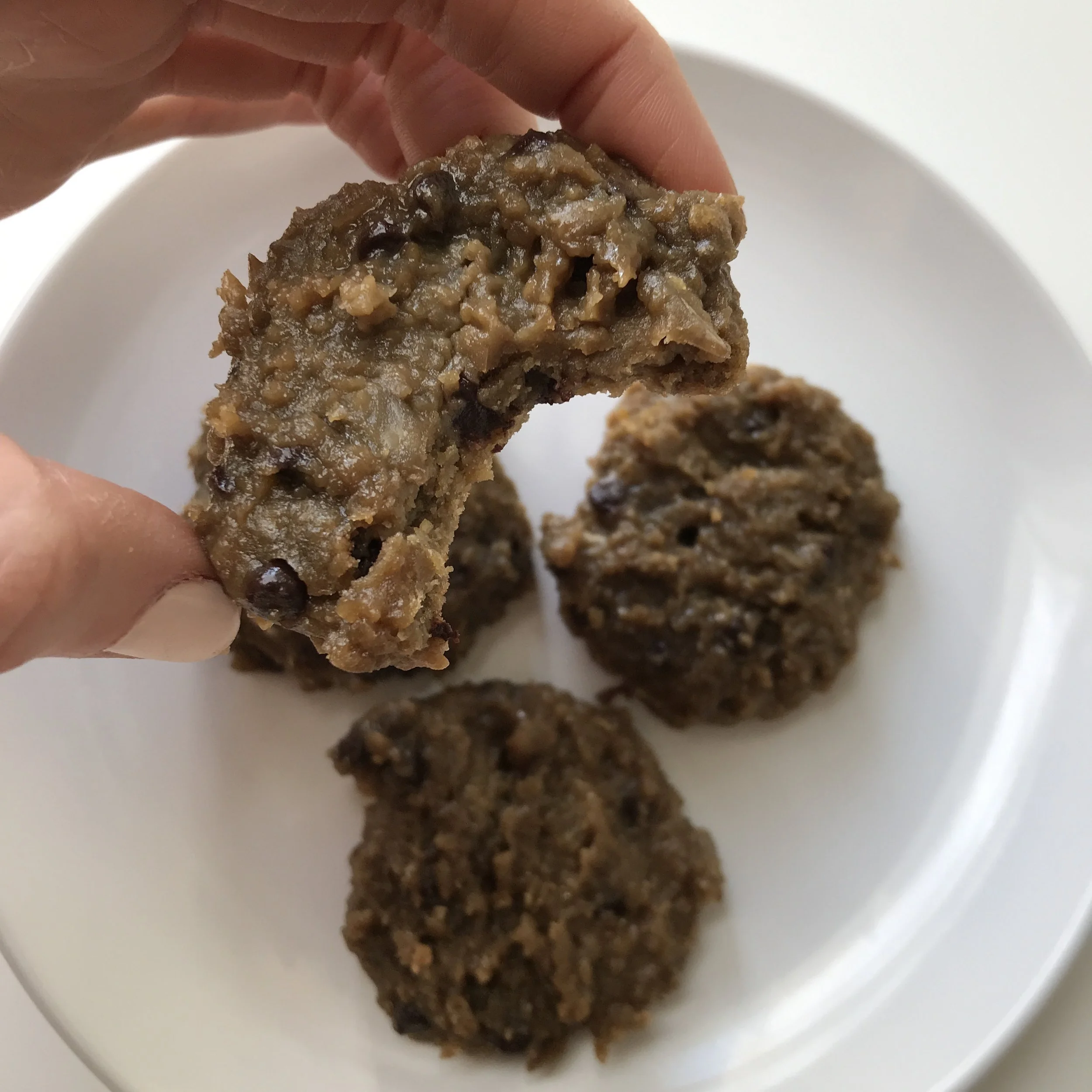 6 Ingredient Flourless Chickpea Cookies