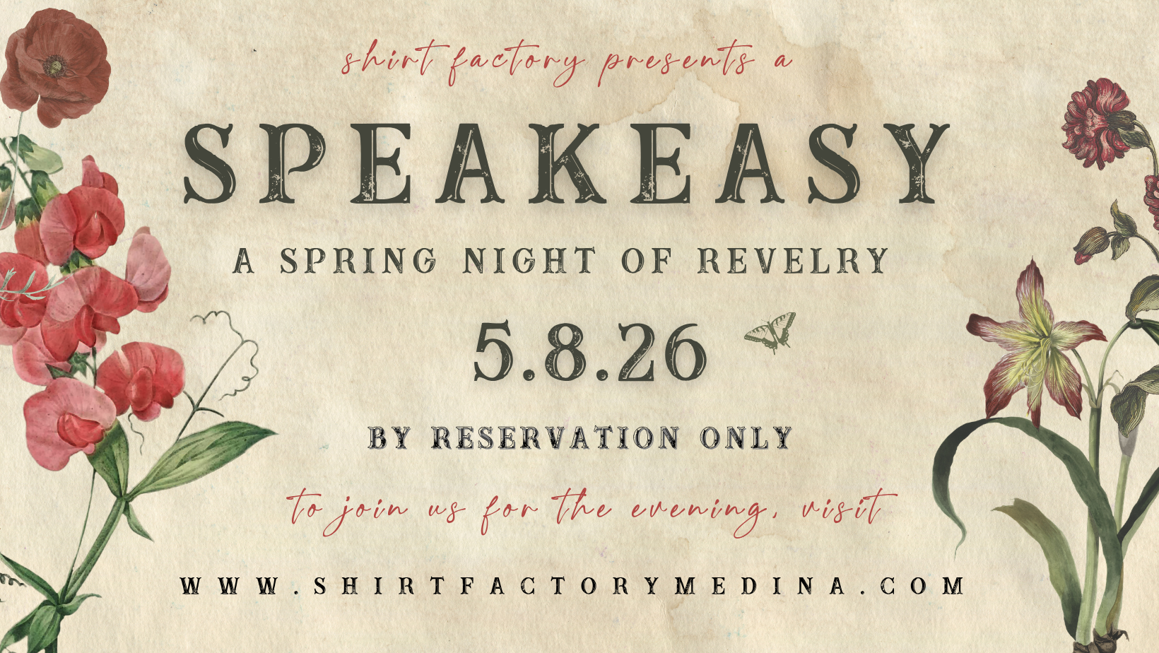 Spring Speakeasy 