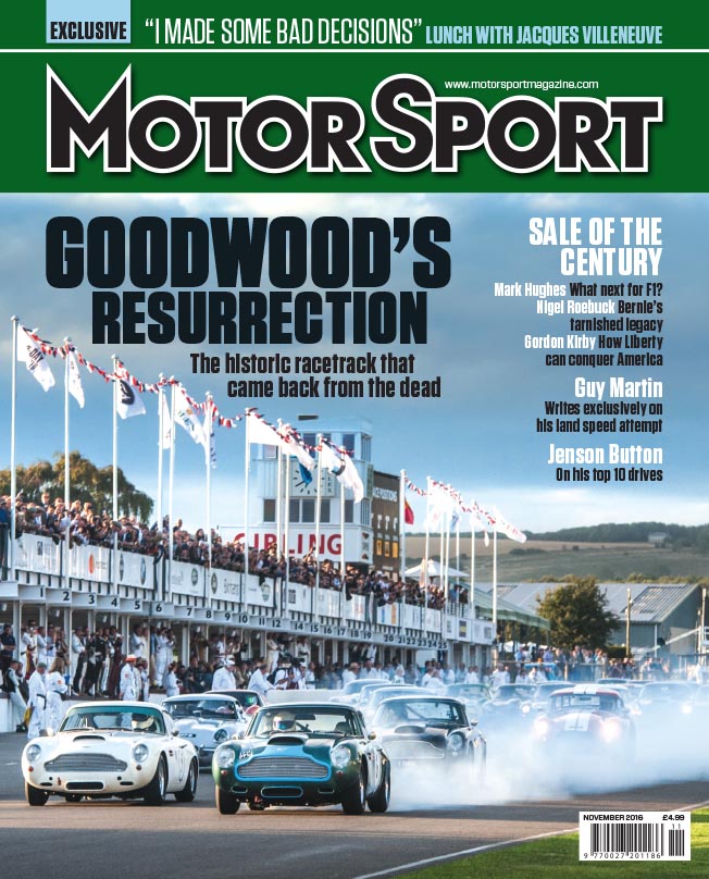 Motorsport Magazine Cover (USA) - Nov 2016