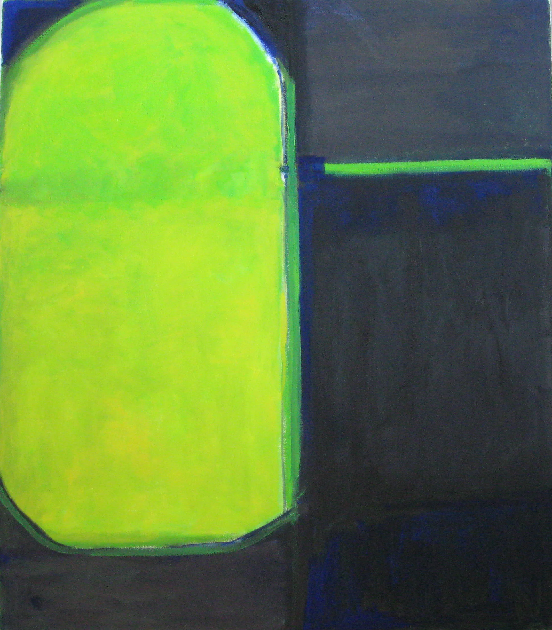  Going Up    30"h x 26"w .   Oil on canvas    2014.   Private Collection 