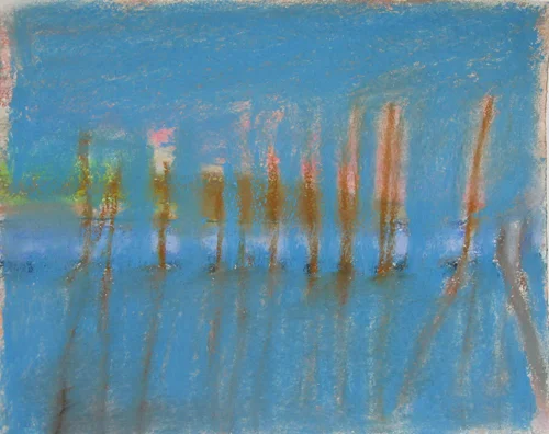  Island Vacation .    Pastel    7.5"h x 9.5"w    2015 