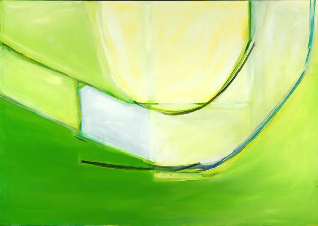  Just Swing Past    40"w x 28"h     Oil on Canvas     2005.  Private Collection 