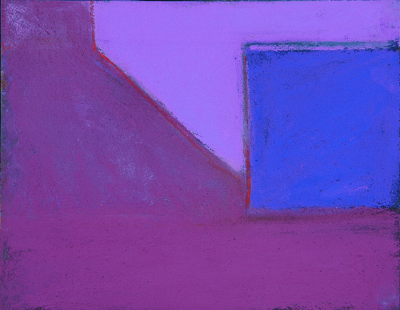  October Calm   11”h x 9”w .   soft pastel on paper  2017 