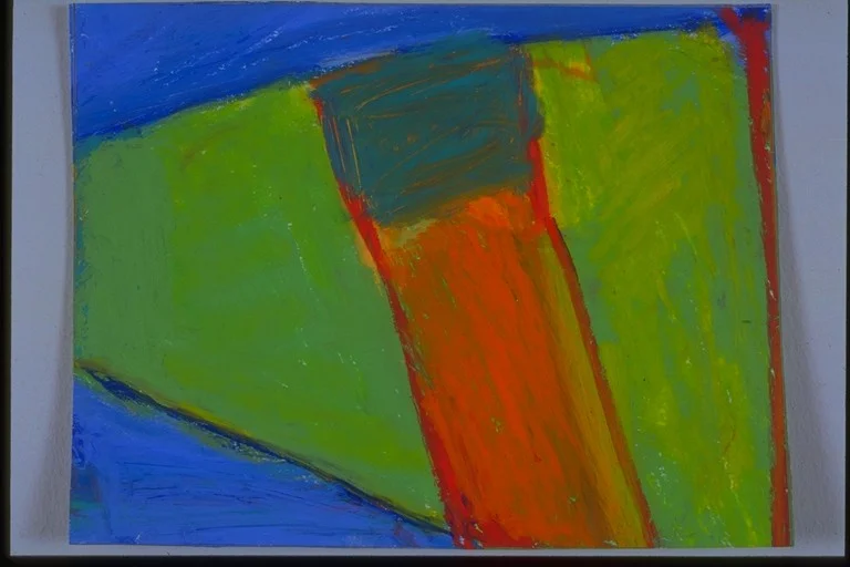  Opening &nbsp; &nbsp; oil pastel on paper &nbsp; &nbsp; 6" x 8" &nbsp; &nbsp;1993  